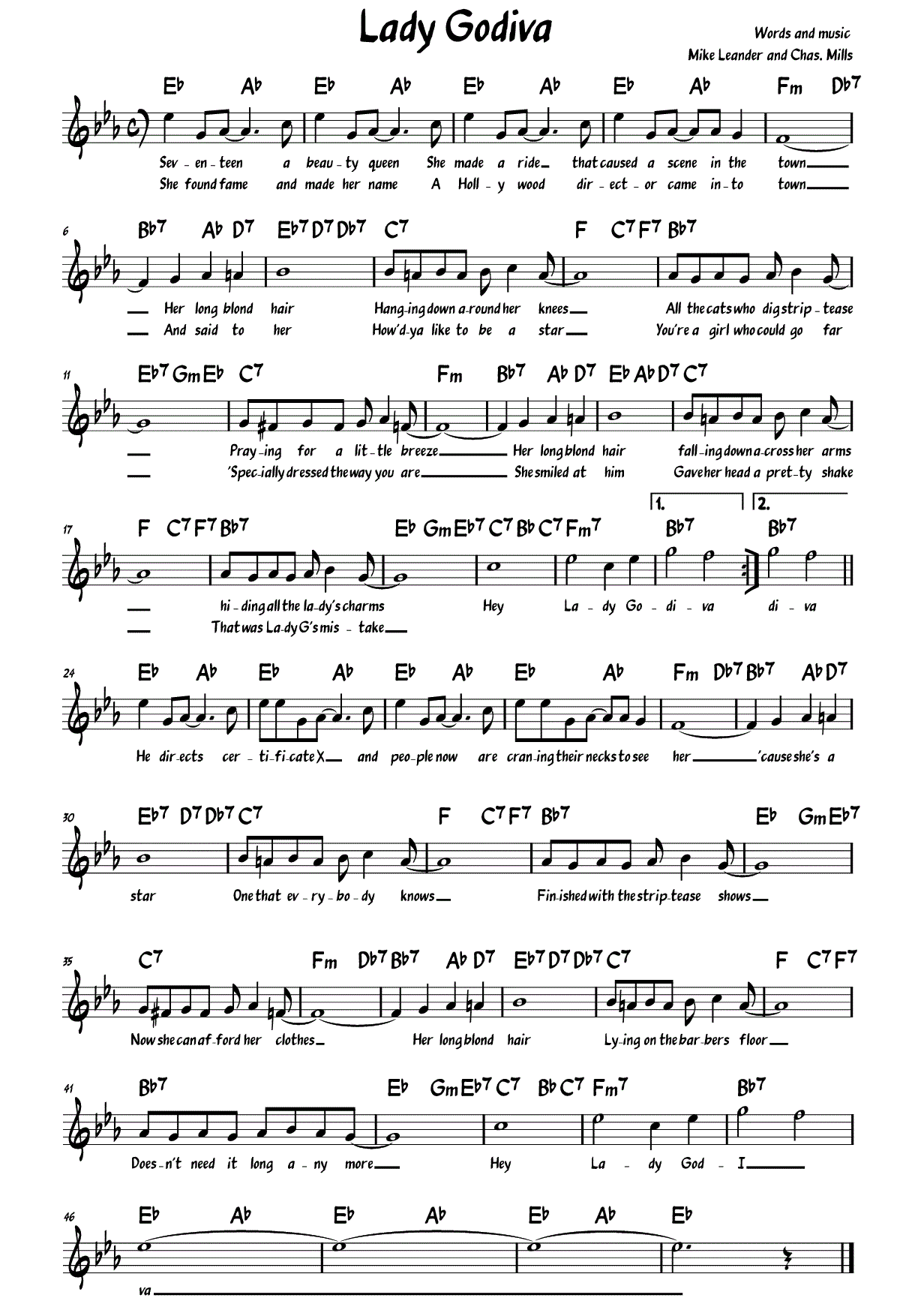 Sheet Music